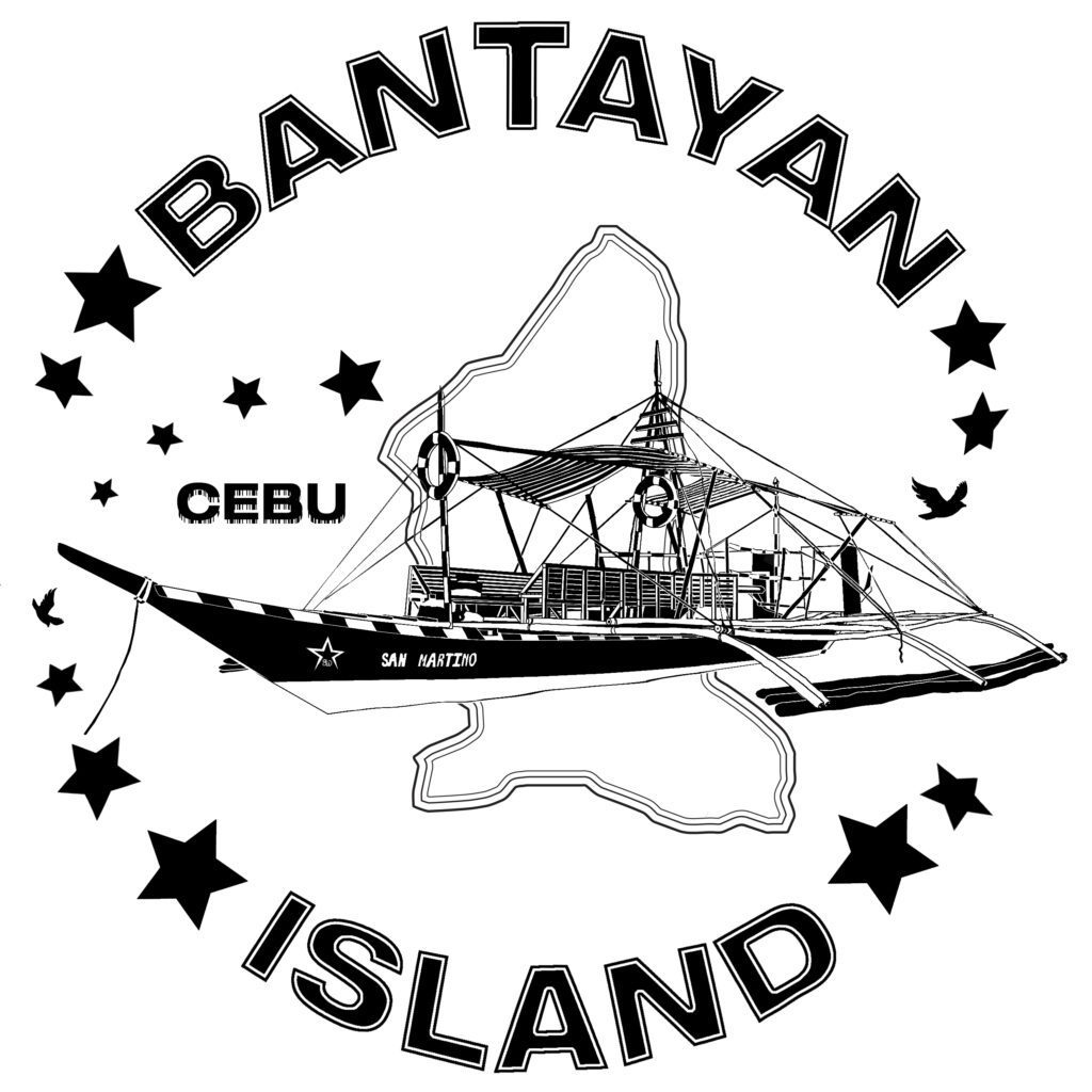 Bantayan Island Pump Boat T-Shirt NOT INVERTED
