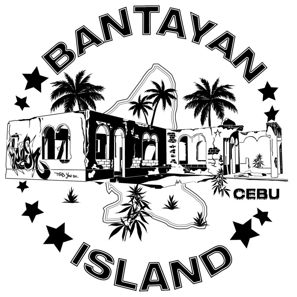 Bantayan Island Ruins T-Shirt NOT INVERTED